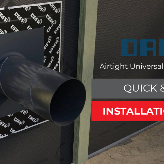 DAFA Airtight Universal Pipe Grommet Installation Video